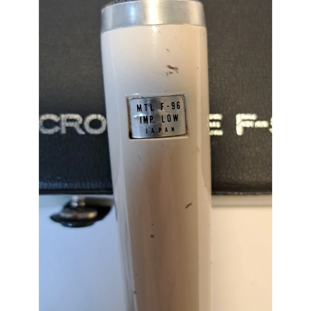 Sony F-96 Dynamic Microphone VTG‎ Low Imp Made in Japan with Original Case
